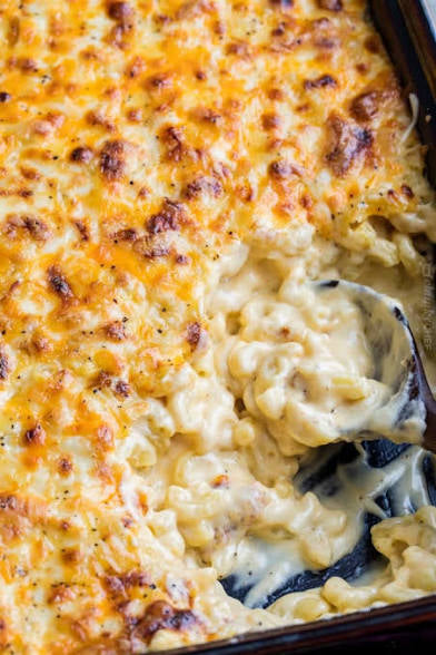 Baked Triple Macaroni & Cheese